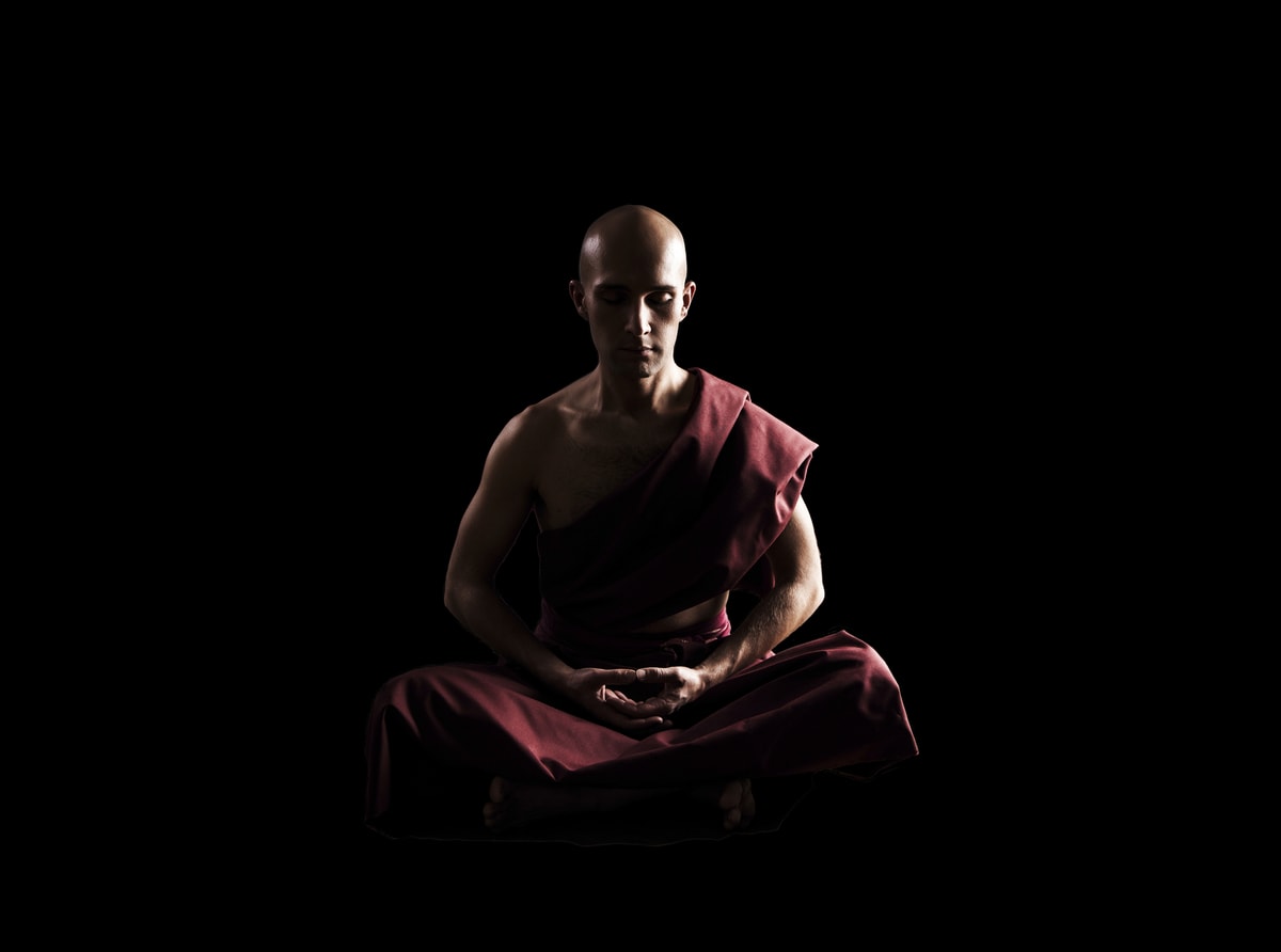 Jung bleiben - Meditierender Shaolin Mönch